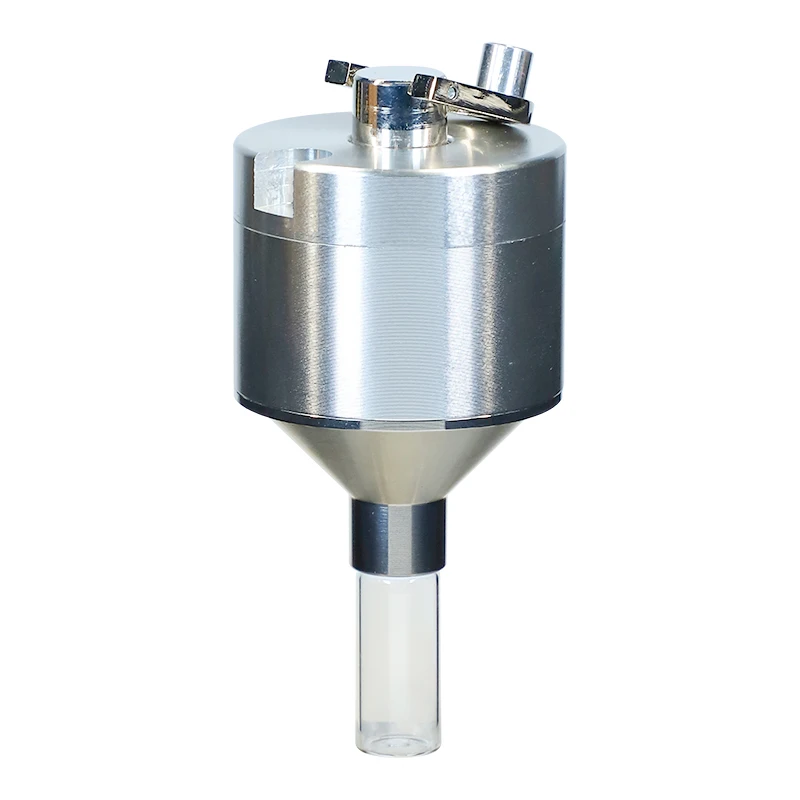 UKETA custom logo 4 layers sharp blade spice tobacco mill hand crank aluminum grinder with storage bottle