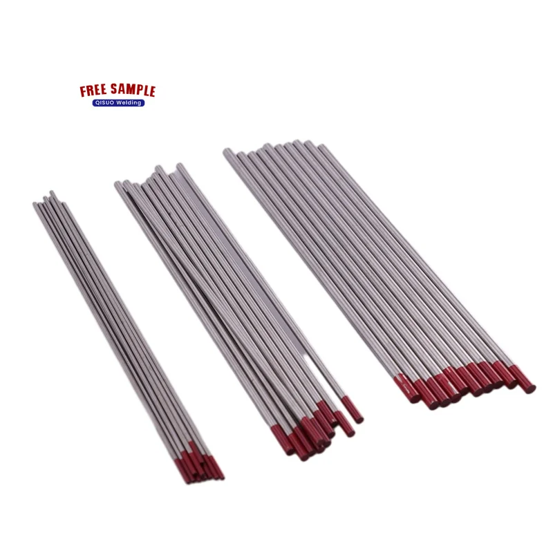WT20 Thoriated Tungsten Needle Tungsten Electrode Argon Arc Welding Red Head Tungsten Needle 1.6/2.4/3.2mm