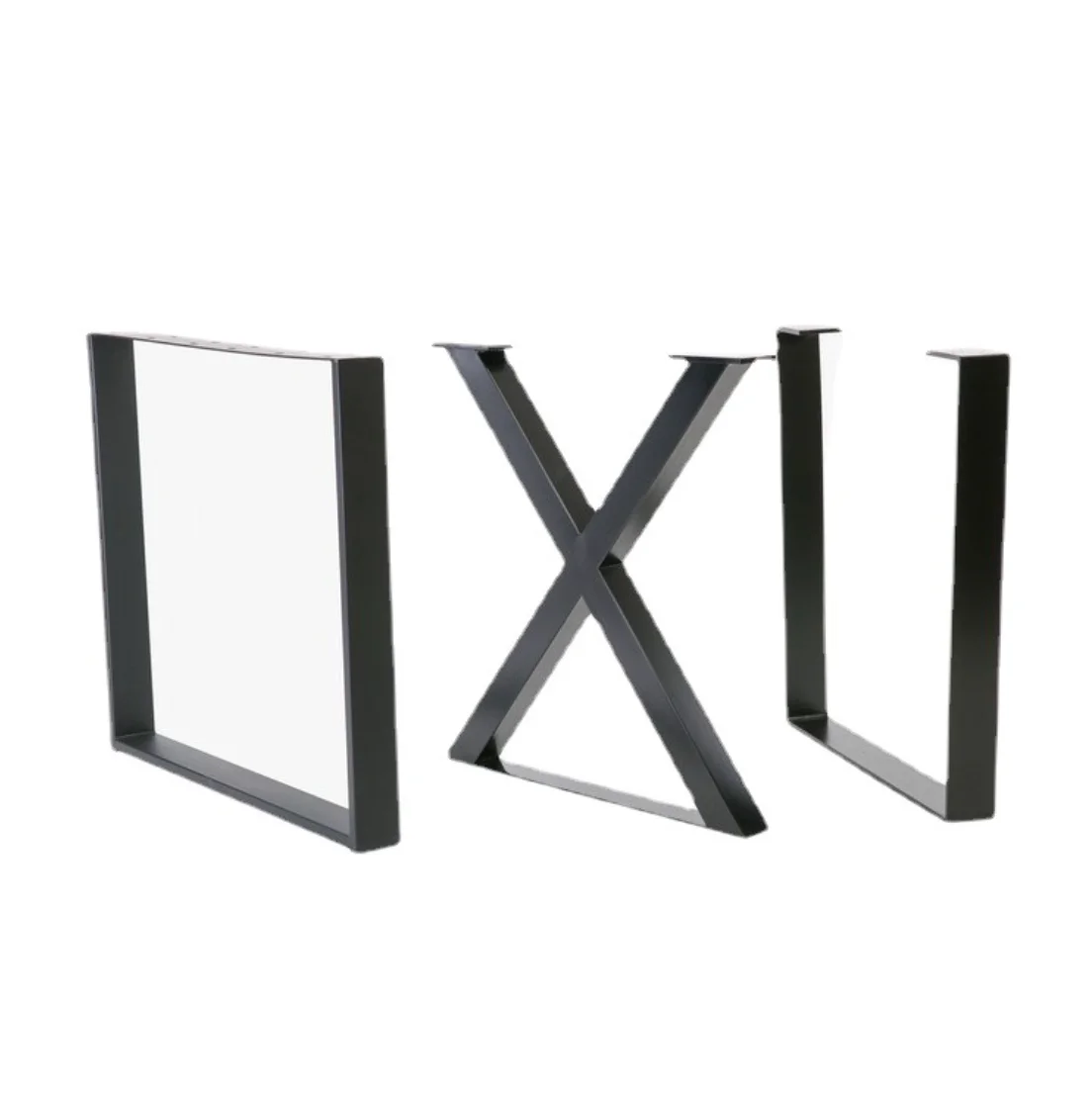 Metal Sofa Legs Furniture Replacement Leg Industrial Black Table Legs Z Shape