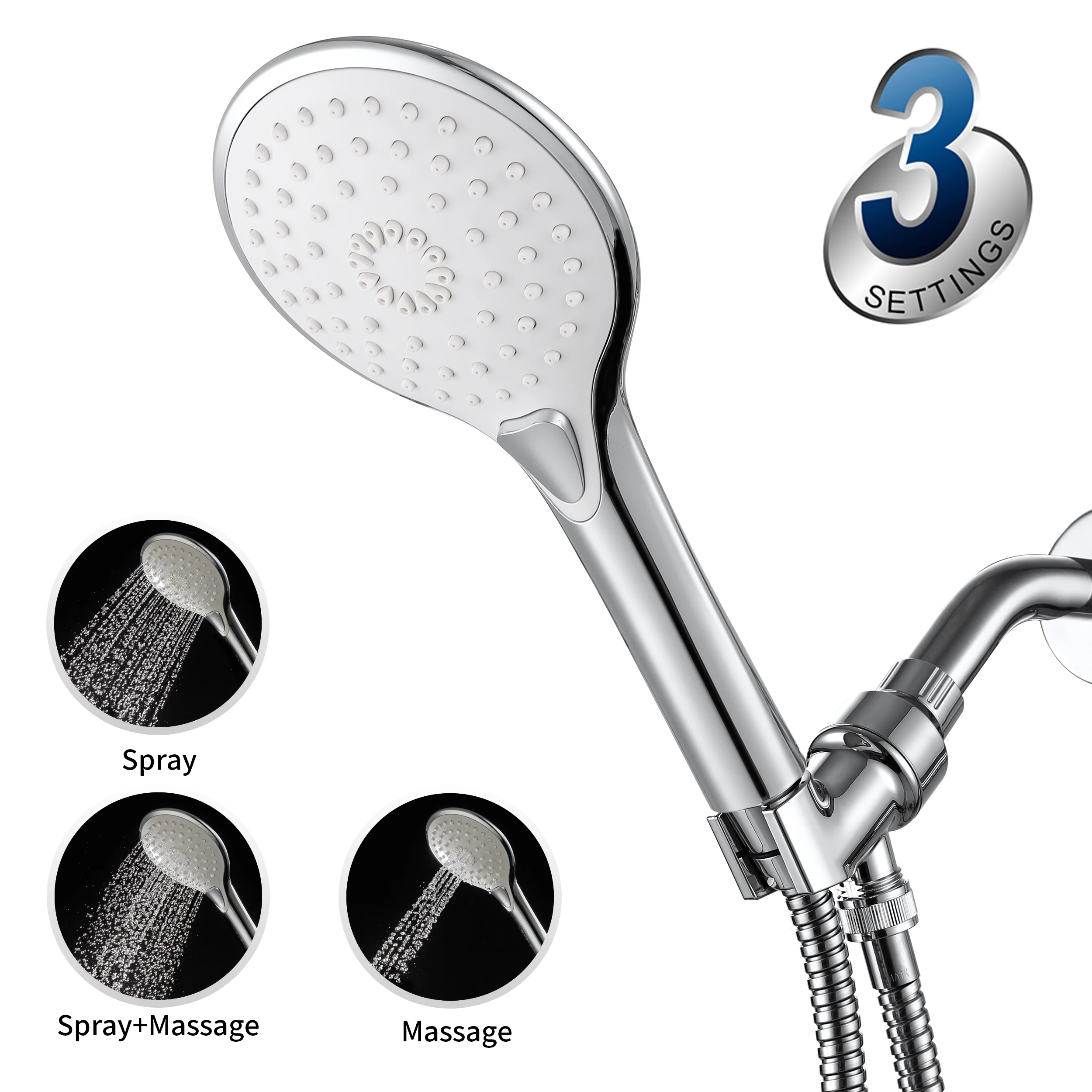 Ручной Душ Spa массаж 3 Watersense рамка элегантный ручной душ