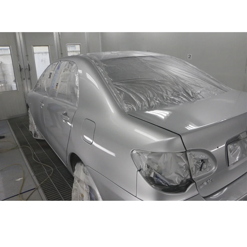 High Solid 1K Aluminum Silver Coating Auto Metallic Paint Color for Car