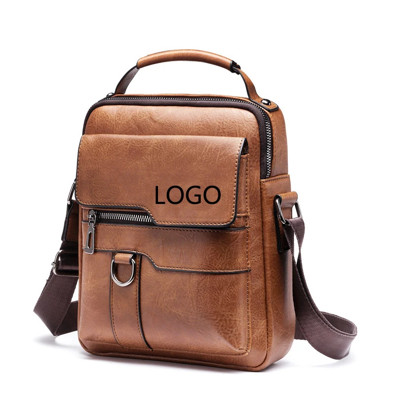 Customized Large Pu Messenger Bag Crossbody Vintage Leather Handbags Shoulder for