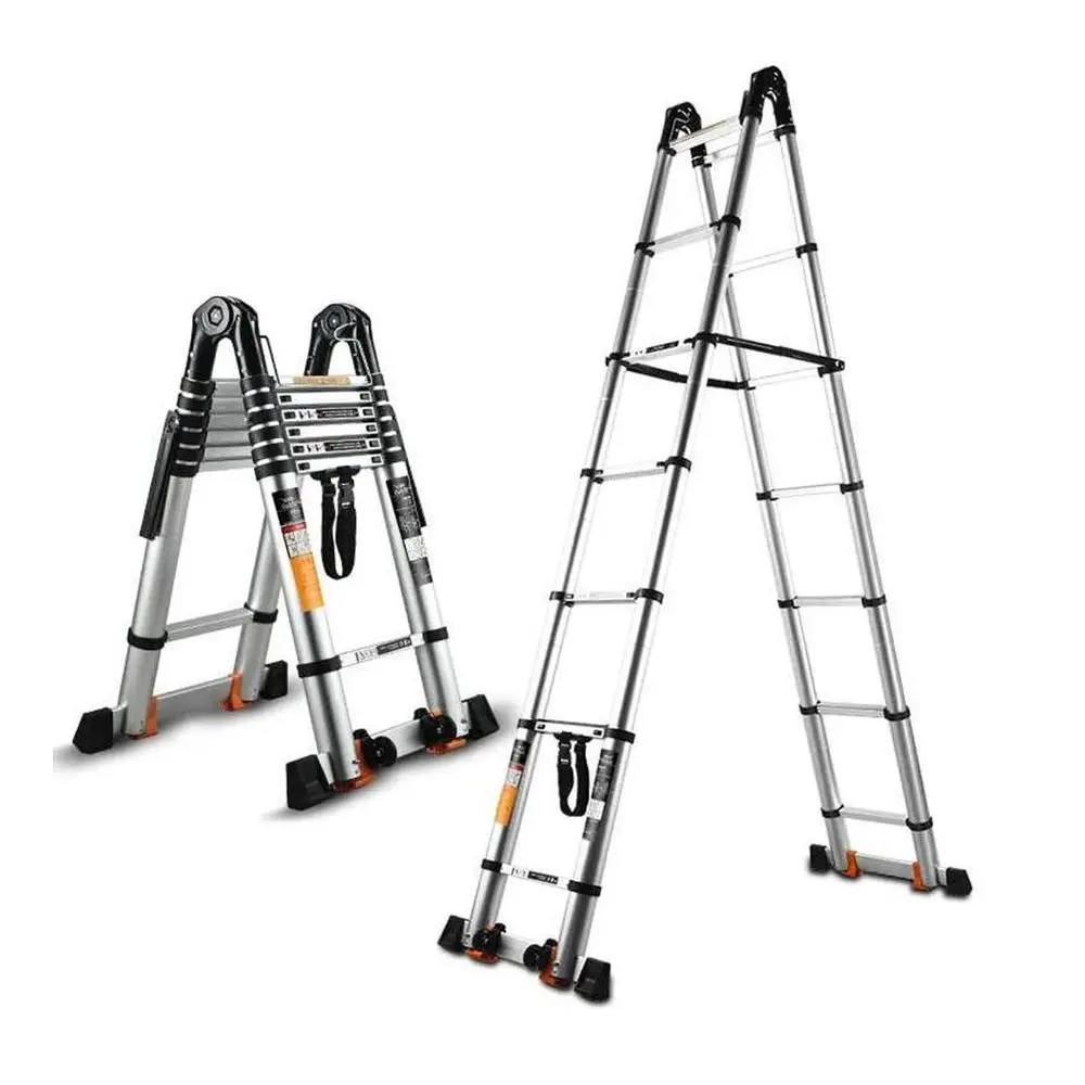 PRIMA Tripod Ladders Aluminum Electric Step Ladder Heavy Duty Aluminum Ladder