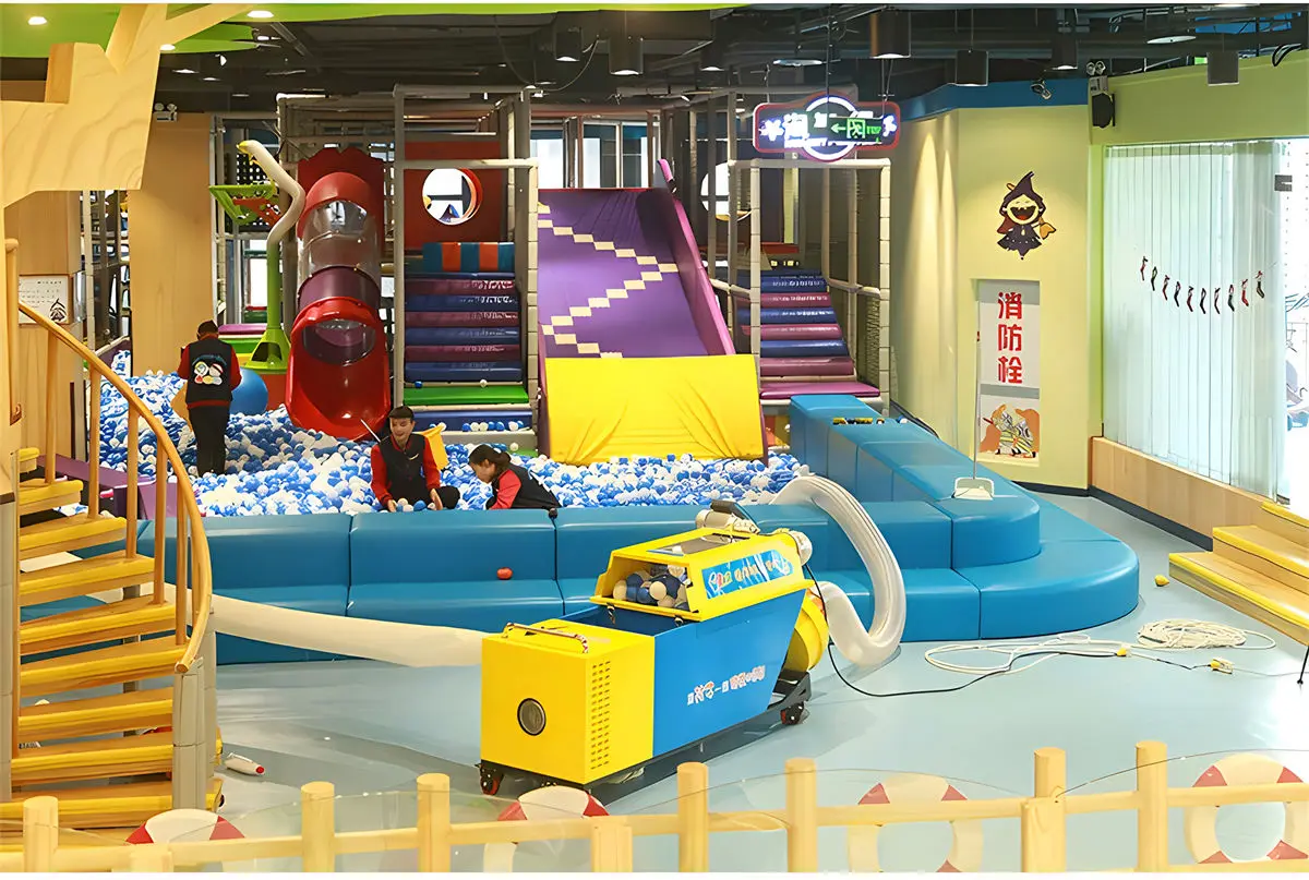220V big ball pit cleaning machine equipment ball pool indoor cleaning ocean ball washing machine