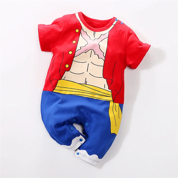 New Born Baby Clothes 0 to3 Months One Piece Clothes Anime Romper Cosplay Summer