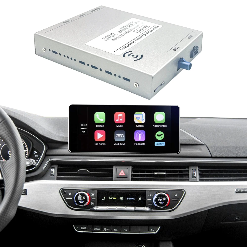 Android Auto Mirrorlink  Wireless CarPlay Interface For AUDI A3 8V MIB MIB2 Camera Decoder