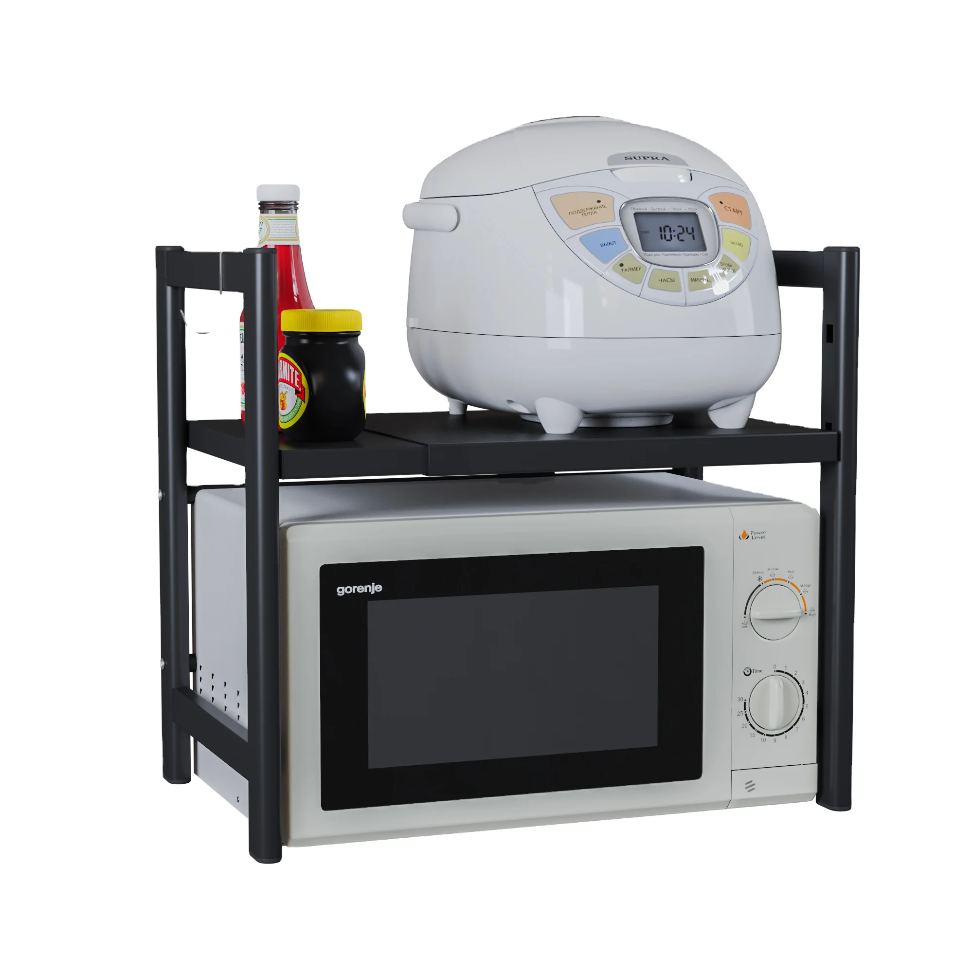 dry fruits tableware storage bakery ovens small kitchen toaster double rack