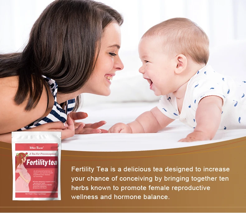 Private Label Female fertility tea detox for pregnancy womb toxins women fibroid herbal Fertil tea warm Female Fertility Tea