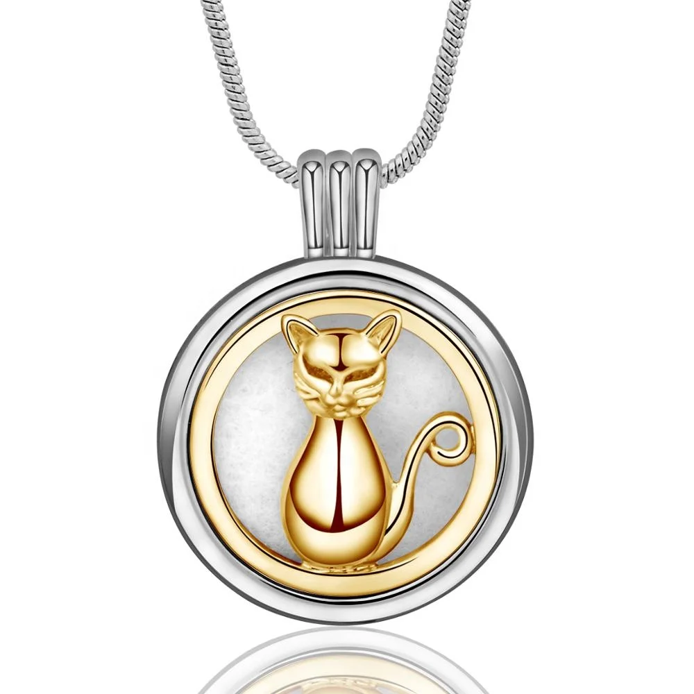 Perfume aroma essential oil aromatherapy diffuser locket pendant necklace