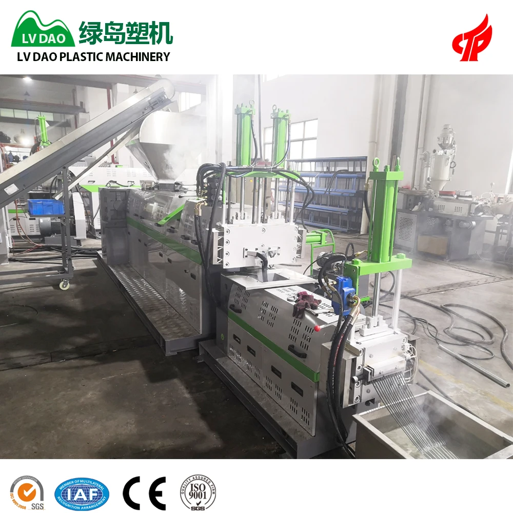 ABS PP PE Waste Plastic Recycling Pelletizing Machine Recycle Plastic Granulator line plastic machinery recycling