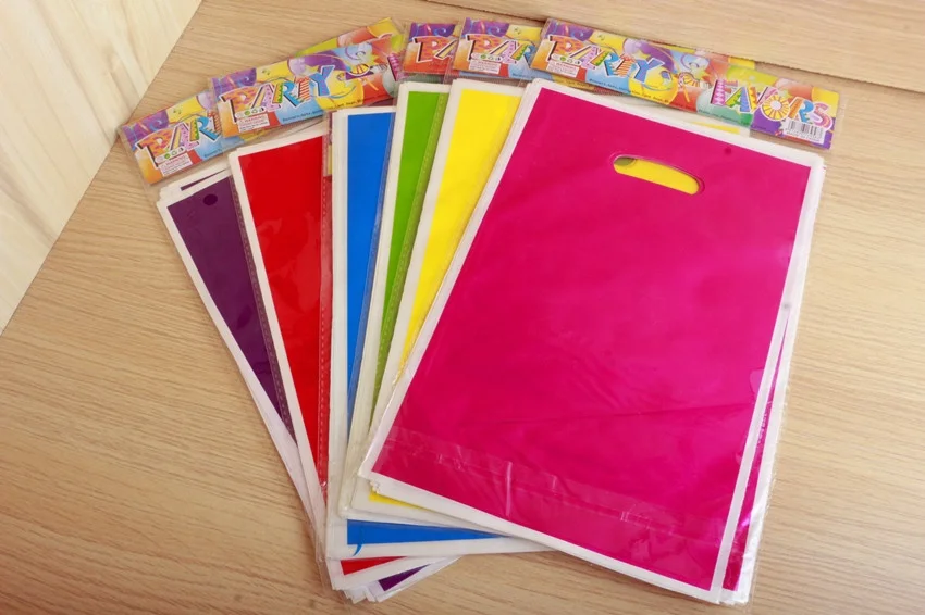 
Pure color wave point birthday and holiday gift bag candy bag birthday party supplies bag 
