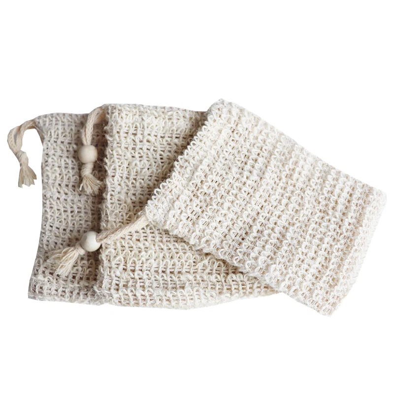 Eco-friendly Easy Clean Reusable Bubble Foam Net Mesh Exfoliating Bag For Bar Soap