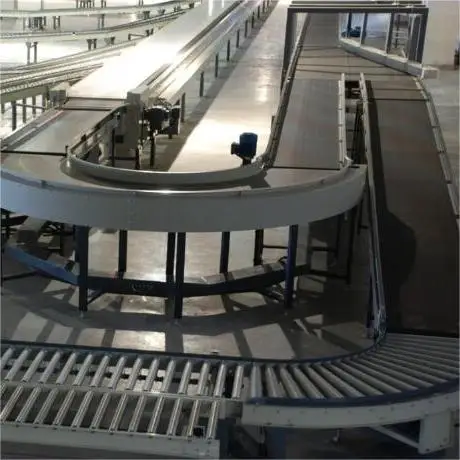 case / box / carton roller transfer conveyor line
