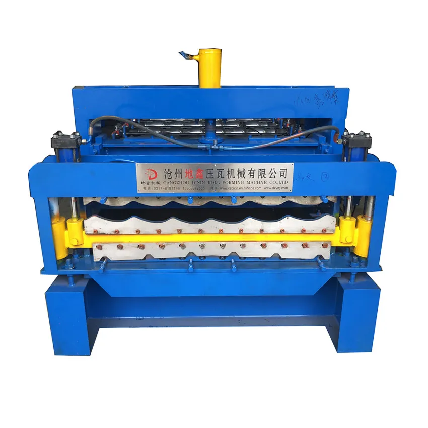 Металлический кровельный лист, гофрирующий железный лист, формовочная машина для холодного цинкования, двухслойная прокатная машина