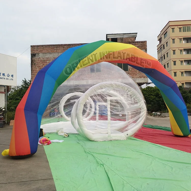 Orient Inflatables custom event Inflatable rainbow arch attraction marketing air rainbow arch for sale