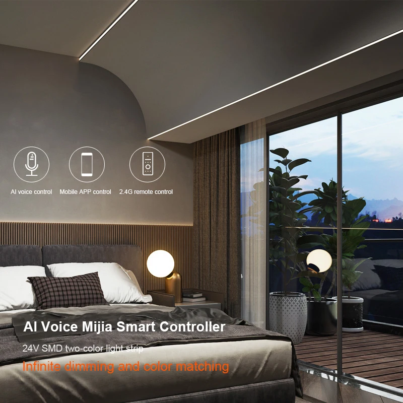 DC12v/24v strip light accessories solderless led strip light white/transparent connector smart single color/two color controller