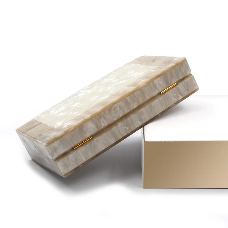 
Fashion Women Party Purse Acrylic Clutch Box Bags Marble unique Evening Bag crossbody single shoulder handbags 