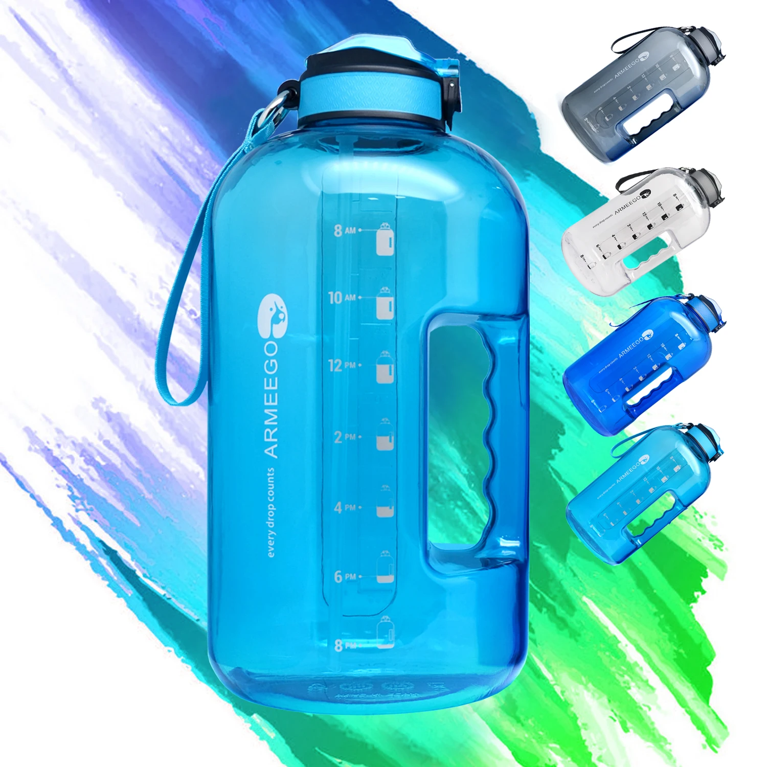 ARMEEGOAmazon Bestseller Outdoor Sports Plastic Fruit Infuser Water Bottle Lemon Juice Water Bottle Botella De Agua Bouteille de