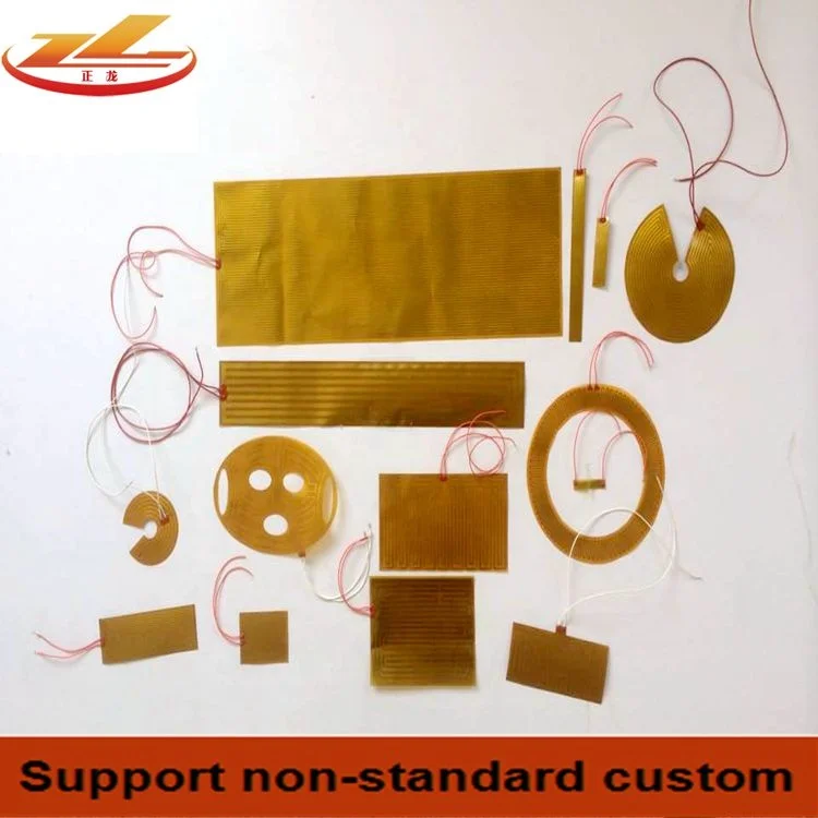 Flexible Polyimide Heater Plate Adhesive PI Heating Film
