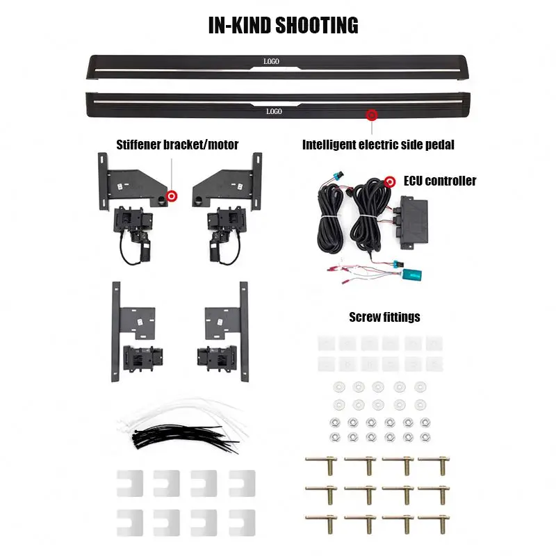 Aluminum Power Electric Auto Truck Side Steps Pedals Running Boards Electrical For Ford F150 2009 F250