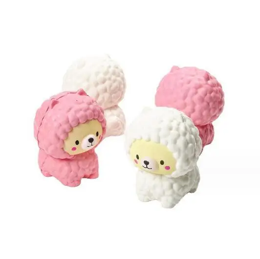 White Pink Dazzle Sheep slow rebound adult decompression toy