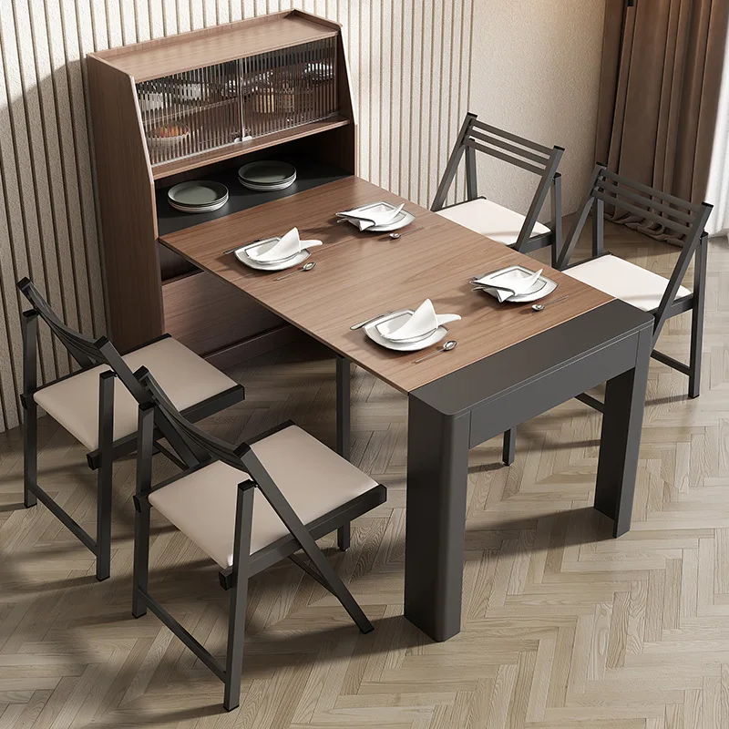 ULT-YJ-1102 Apartment Furniture folding tables Folding Mini Flat Design Luxury Modern Dining Table