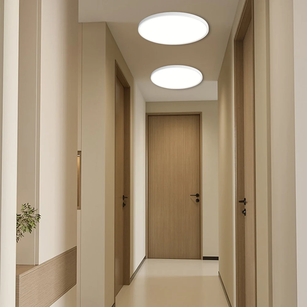 Modern Light Emitting Diode Ceiling Light 24W 22mm Decorative Living Room Surface 3CCT Ultra Slim LED Ceiling Lights