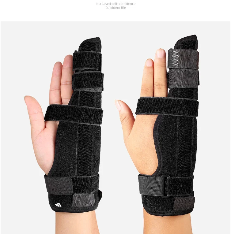 Finger Splint Medical Grade Boxer Finger Brace Support Immobilizer Cast For Broken Fingers Injuries Arthritis Trigger