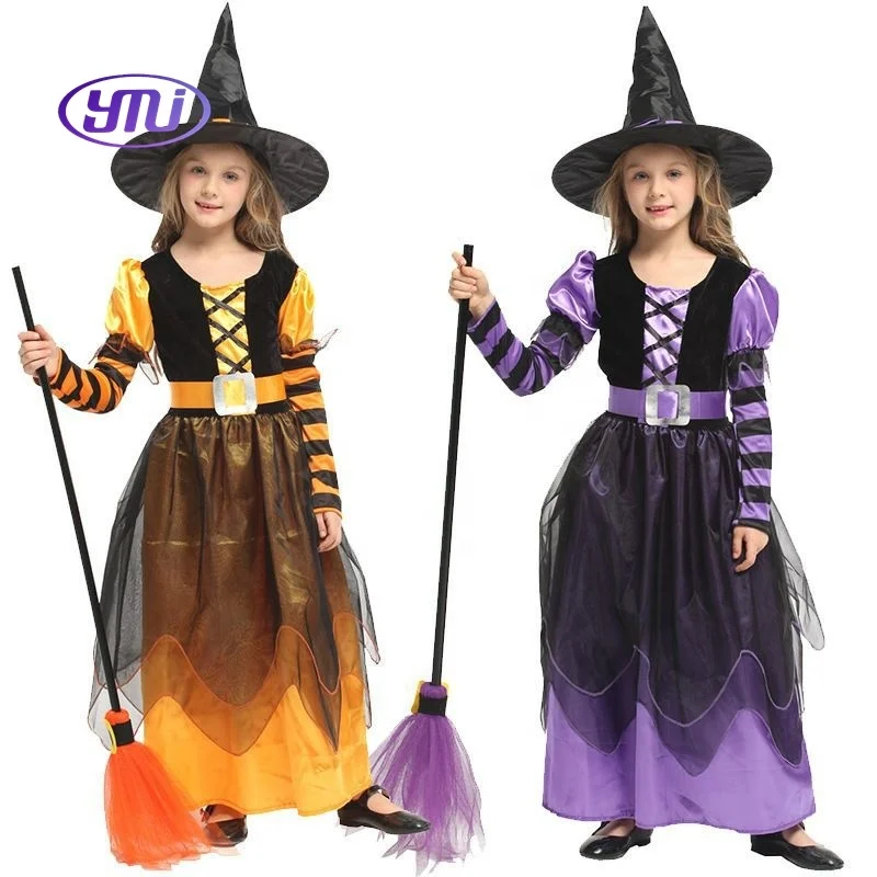 Halloween Witch Princess Dress Fashion Costume Party Cosplay Kids Boys And Girls Clothes Wholesale costumes for children