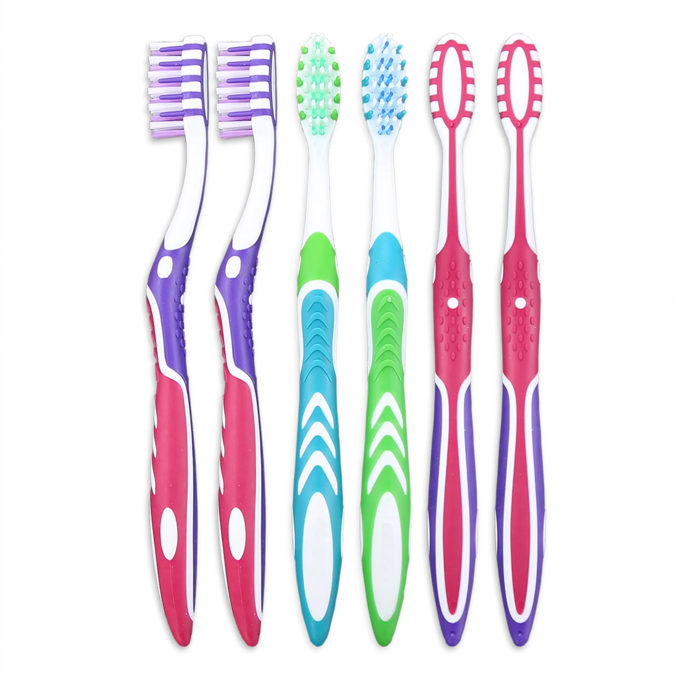 Oral Care Toothbrush Tongue  Massage Head Nylon Medium Filaments Professional Toothbrushes Factory