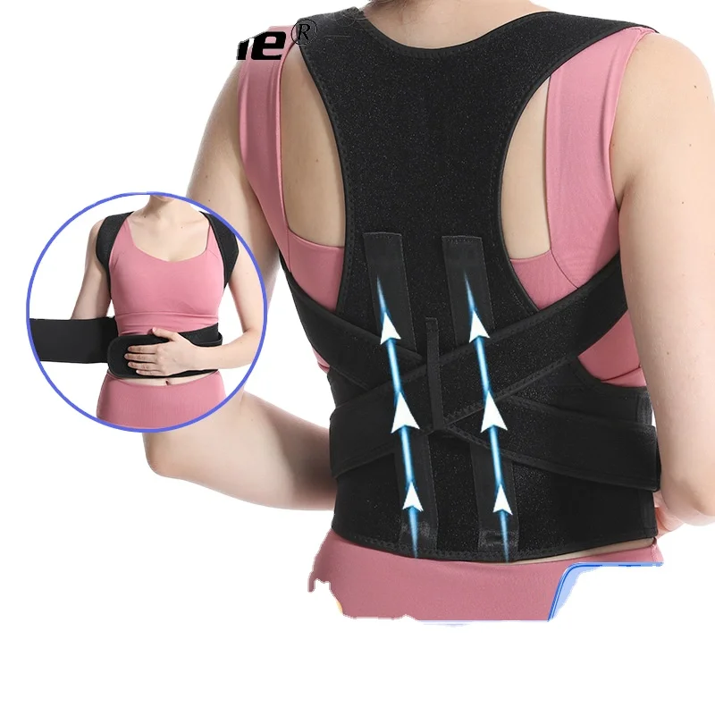 Back Support Posture Corrector Spine And Back Support and Adjustable And Breathable Improves Posture
