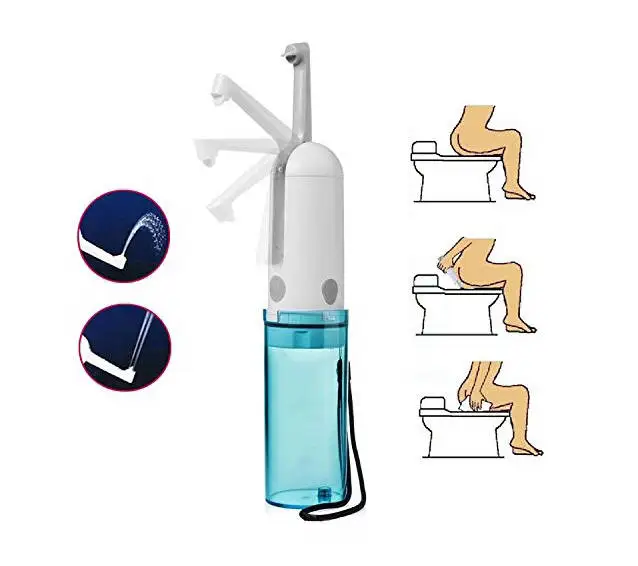 Portable Travel Electric Bidet Sprayer Nozzle and Rechargeable Bidet for Personal Care, Disability, Traveling, Outdoors