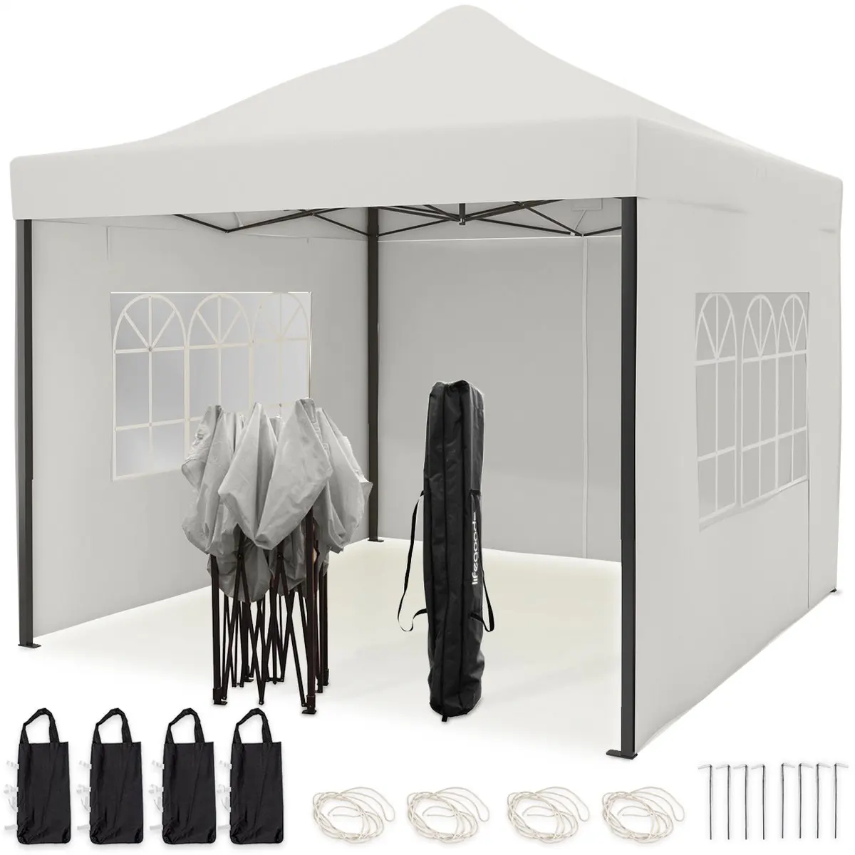 China Linyi chunhe 3x3m 10ftx10ft Outdoor Gazebo Pop Up Canopy Trade Show Tent