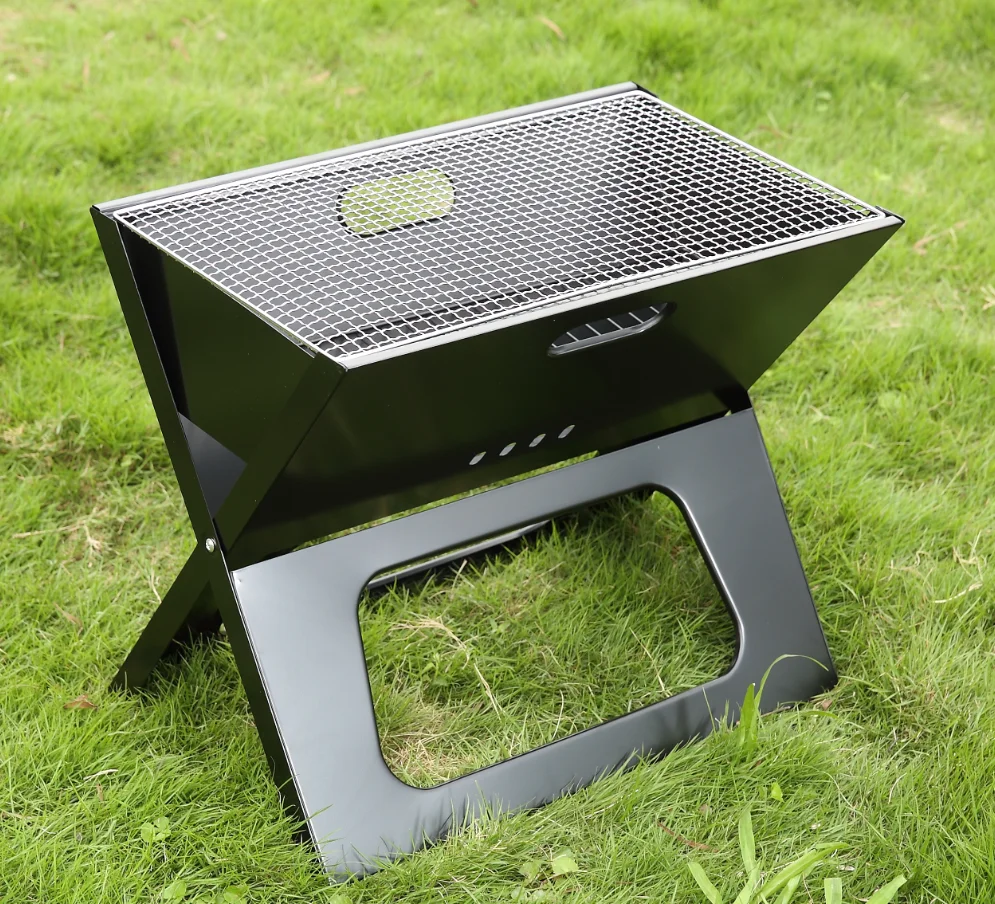 Portable Mini BBQ Charcoal Grill Disposable BBQ Portable Charcoal Grill for Camping Outdoor BBQ Camping