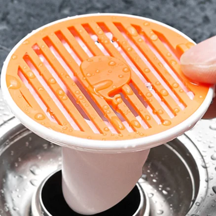 Sewer Floor Drain Bathroom Anti-insect Deodorant Stopper Insectproof Silicone Floor Drain Cover Shower Drain Filter Hair Trap