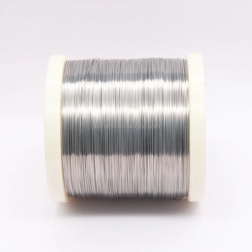 Ni80 prebuilt coil ribbon wire 0.1mm 0.8mm nickel chrome electric heated alloy wire 100ft