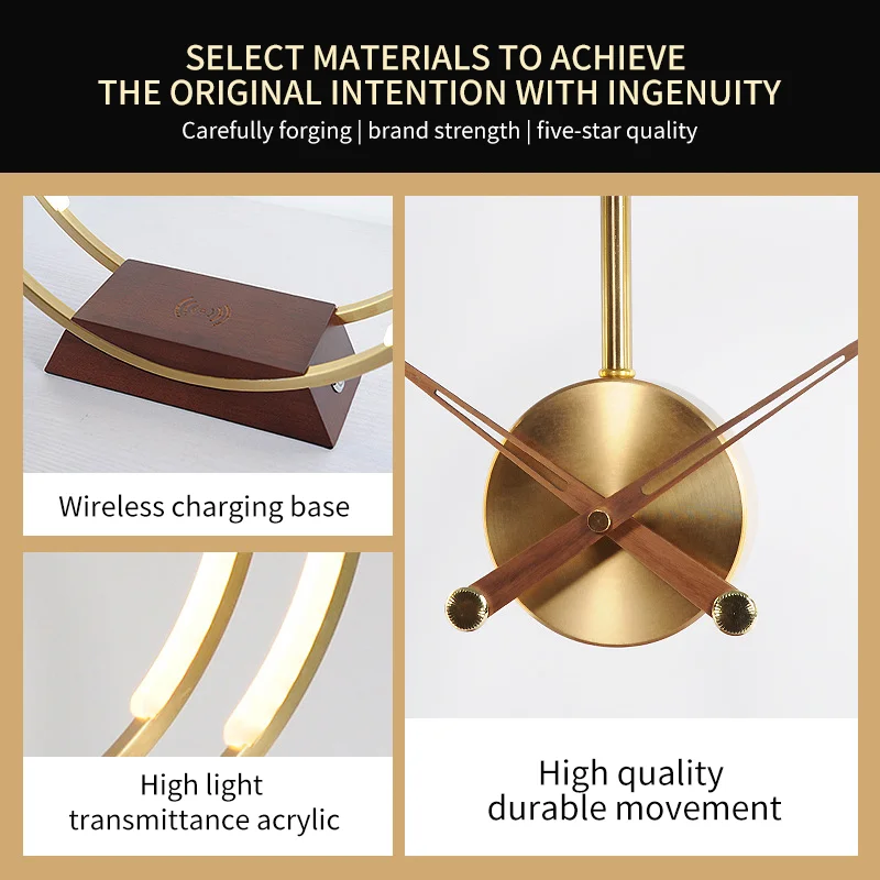 Wholesale customizable mobile wireless bedroom bedside light luxury new study advanced touch charging desk lamp