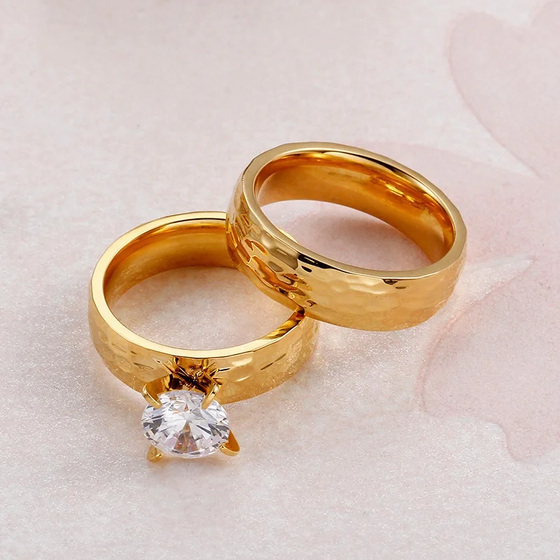 Cheapest Factory Price Rings Stainless Steel For Women Plated Stainless Steel Gold Rings