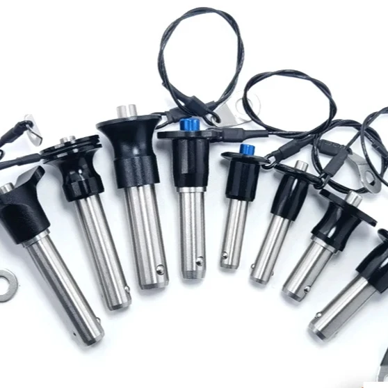 Safety M5 M6 M8 12 мм из нержавеющей стали линейный массив кнопочная ручка самоблокирующийся пружинный шаровой замок быстроразъемные булавки для аудио