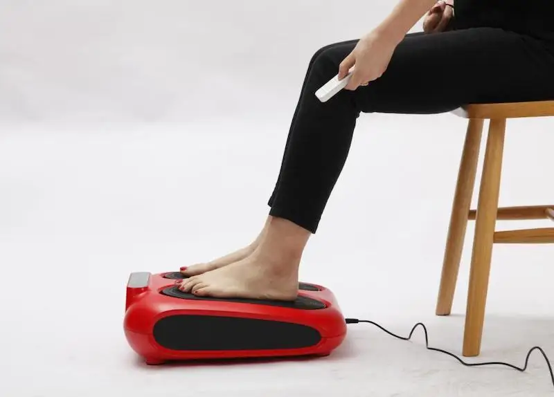 Vibration Foot Massager Multi Relaxations and Pain Relief Rotating Acupressure Electric Foot Circulation Device