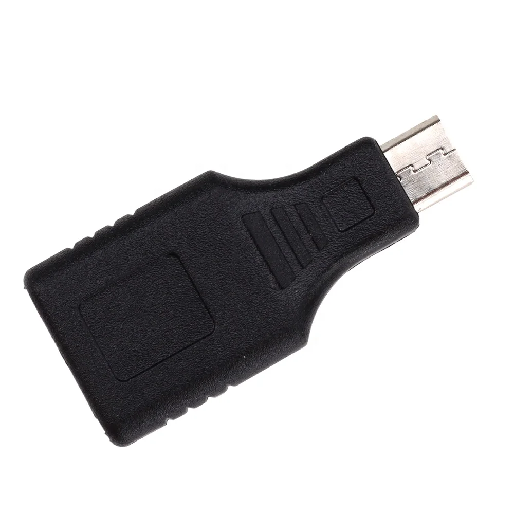 Micro USB Male to USB 2.0 Female Plug OTG Adapter Data Sync Transfer Converter Connector For Android Mobile Phones Tablets
