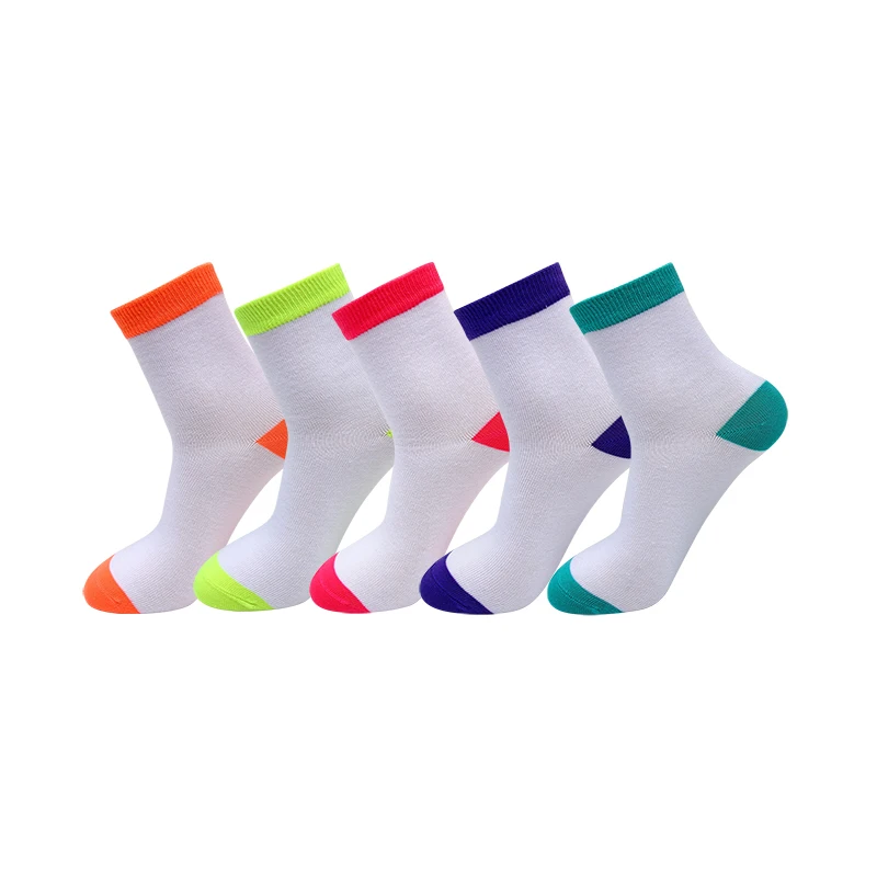 Оптовая продажа, женские белые носки из полиэстера