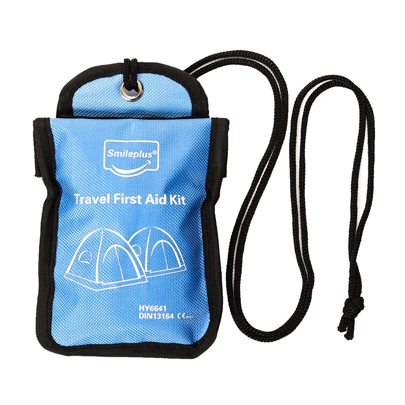 Необходимый комплект для чрезвычайных ситуаций, Походное оборудование с шейной веревкой, походный КОМПЛЕКТ ПЕРВОЙ ПОМОЩИ