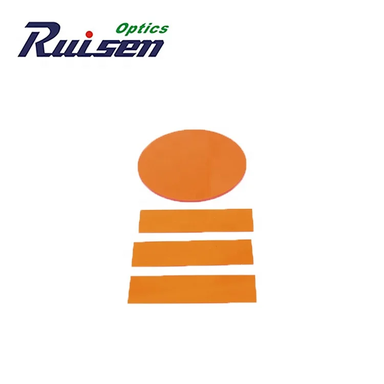 Оптика Ruisen, поставщик из Китая, оптический фильтр из оранжевого стекла с длинным проходом, оптический фильтр