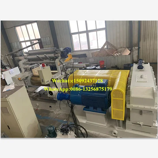 Direct manufacturer two roll rubber sheet making machine with high quality