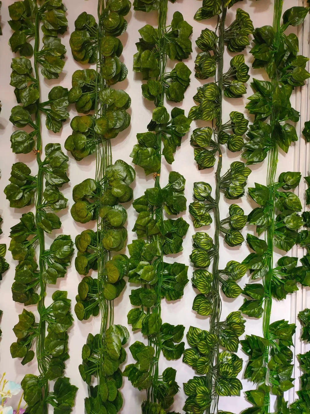 FCR7303  12pcs Artificial Ivy Vines Wholesale Wedding Home Decoration Cheap Artificial Ivy Garland