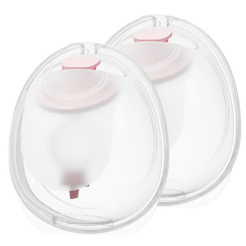 NCVI Integrated Breastfeeding Silicone Manual Milk Collector Tee Rechargeable Double Breast Pump