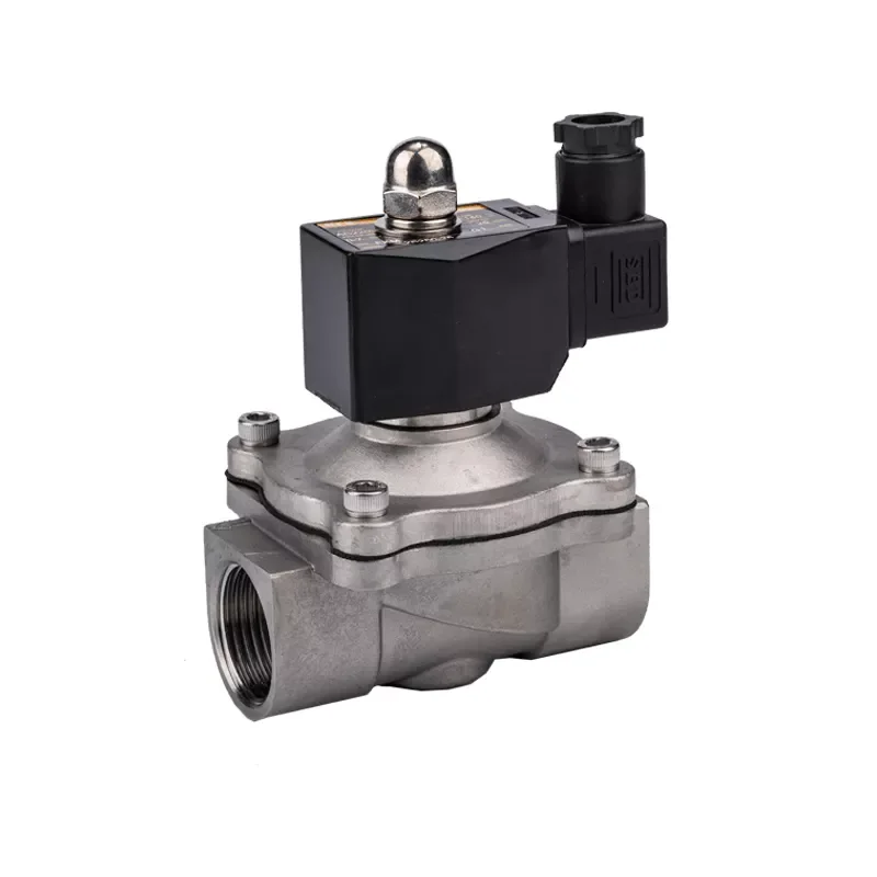 2S250 220V 24V 12V Water Solenoid Valve Direct Action Normal Closed Solenoid Valve Stainless Steel Solenoid Valve