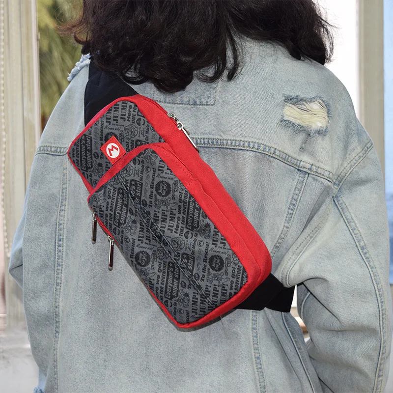 Switch Storage Bag NS Accessories Shoulder Bag Mario Crossbody Portable Storage Bag