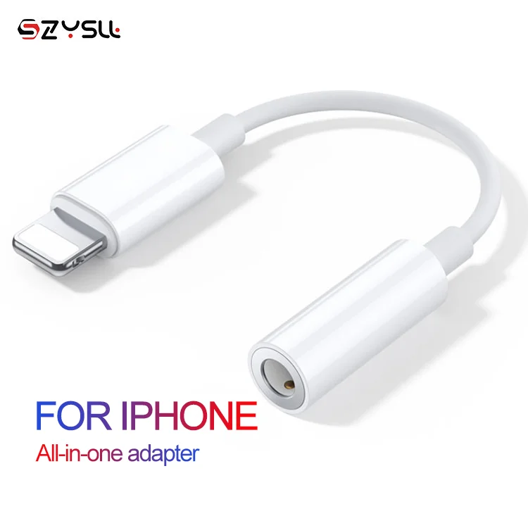 
For lightning to 3.5 mm cable for Apple 